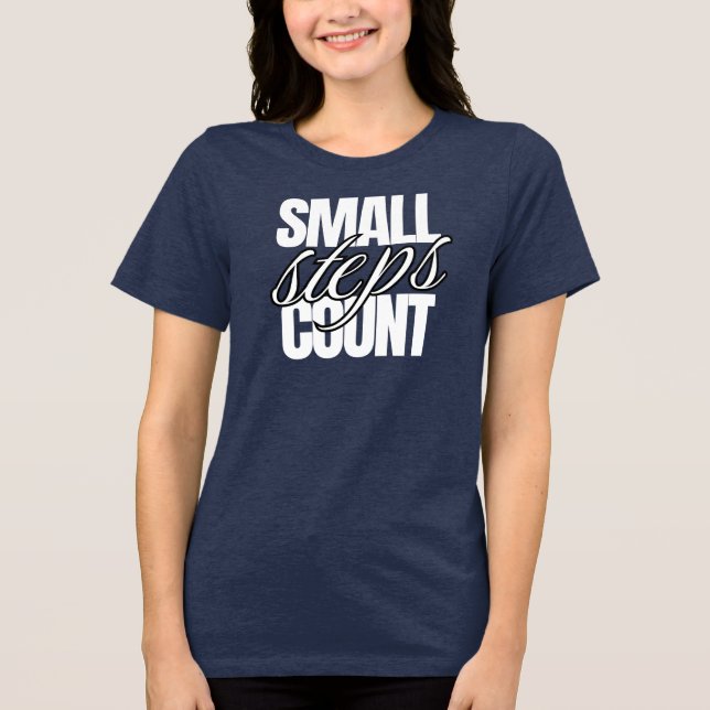 SMÅ STEG RÄKNAS T SHIRT (Framsida)