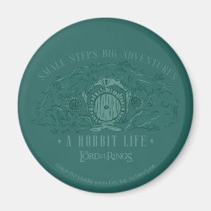 Små steg, stora äventyr - ett hobbits liv magnet