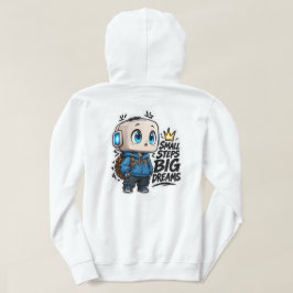 Små Steg Stora Drömmar Anime Robot Kläder Hoodie