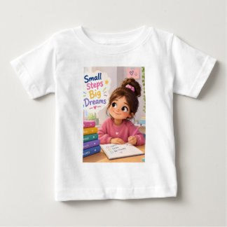 Små Steg Stora Drömmar Söt Ungdom Studie Motivatio T Shirt