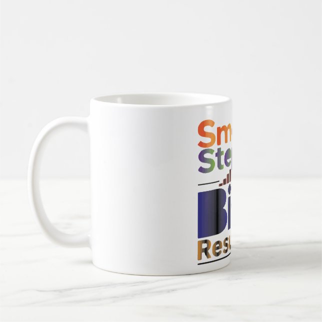 Små Steg Stora Resultat Kaffemugg (Vänster)