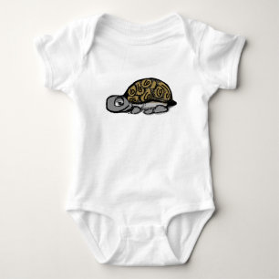 Små steg Tortoise Babykostym T Shirt