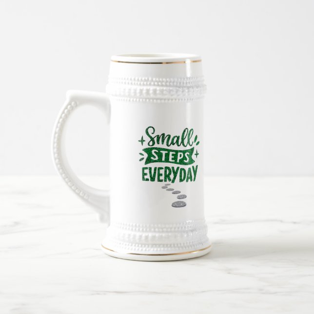 Små Steg Varje Dag Inspirerande Mugg (Vänster)