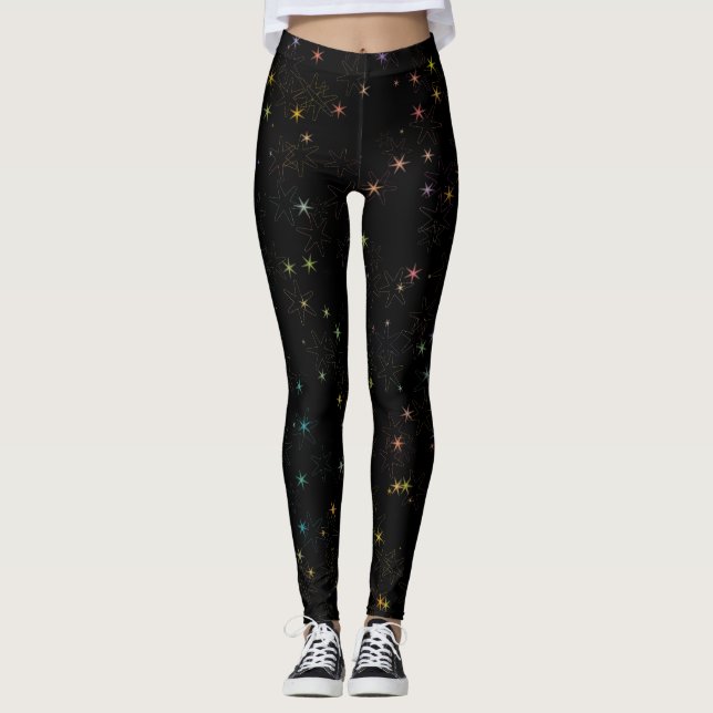 Små stjärnor leggings (Framsida)