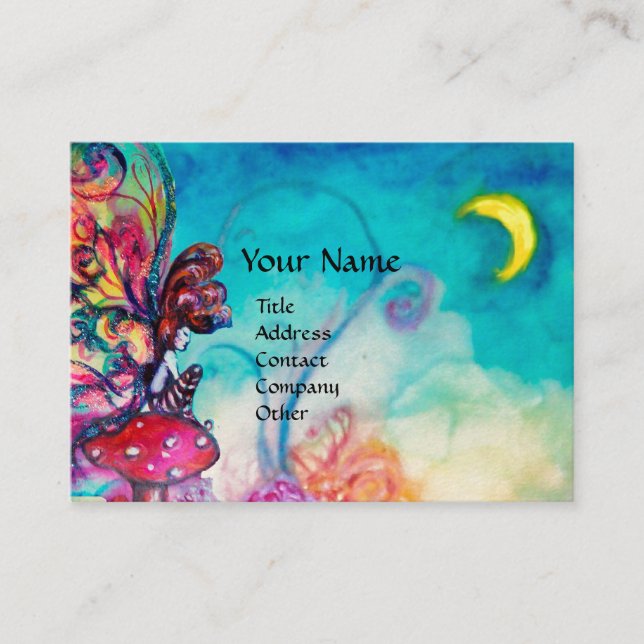 Små svampar visitkort (Framsida)