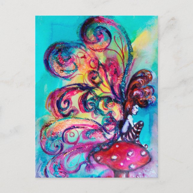 Små svampar vykort (Framsida)