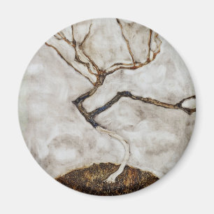 Små Träd i sena hösten efter Egon Schiele Magnet