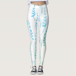 Små tråd med Löv Leggings