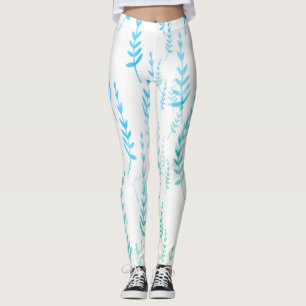 Små tråd med Löv Leggings