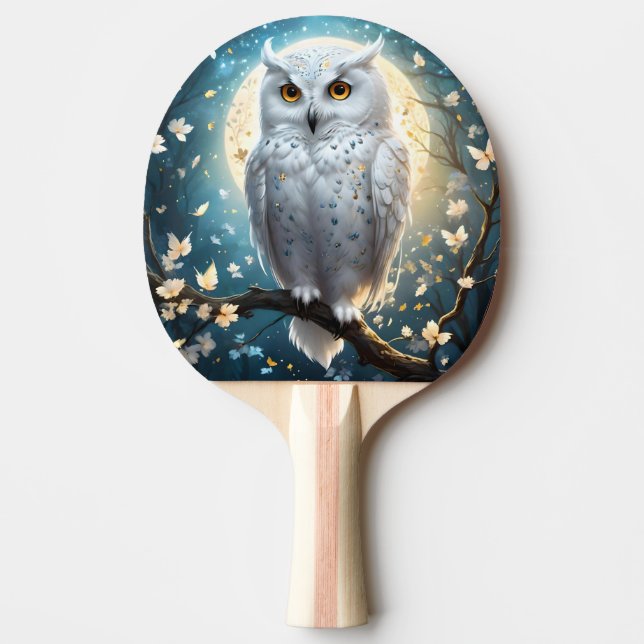 Små Uggla och Måne med Gnistra. Pingisracket (Framsidan)