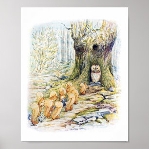 Små varelser Barnbok illustration Poste Poster