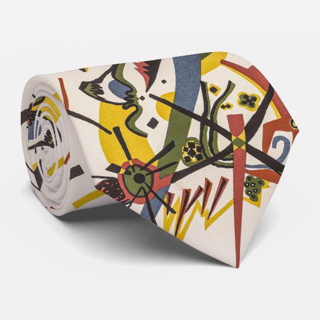 Små världar I - Wassily Kandinsky Neck Tie Slips (Rullad)