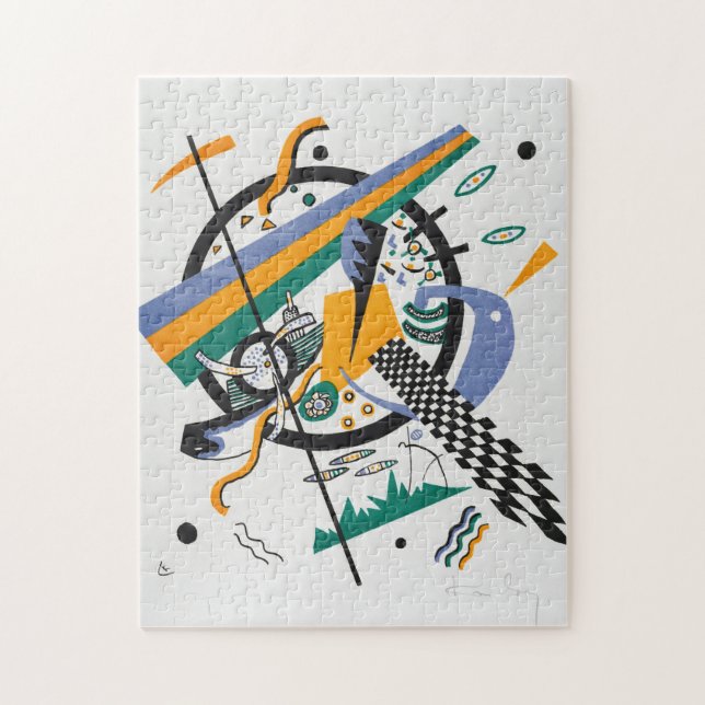 Små världar IV, Abstrakt, Wassily Kandinsky Pussel (Vertikal)