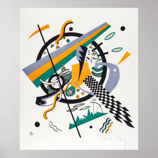 Små världar IV av W. Kandinsky Poster (Framsidan)