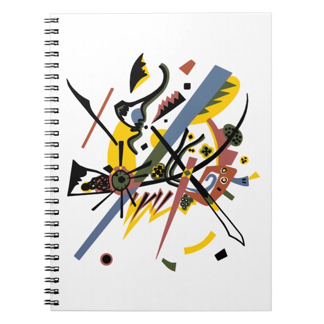 Små världar, Vassily Kandinsky i digitala färger Anteckningsbok (Framsidan)