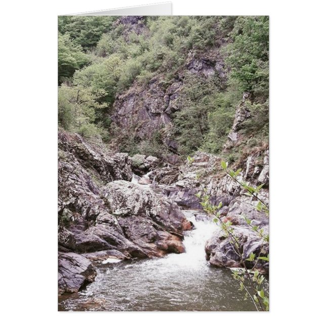 Små vattenfallskort OBS kort (Framsidan)