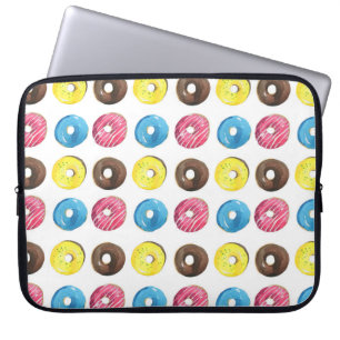 Små vattenfärgsknötter, sömlös mönster. laptop fodral