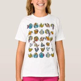 Små växter i krukor & fåglar t shirt