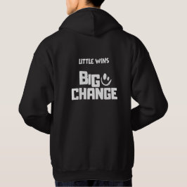 Små vinster Stor förändring Hoodie