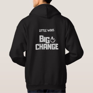 Små vinster Stor förändring Hoodie