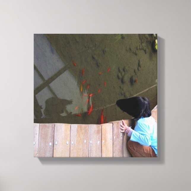 Småarbetsyta i attraktion 12 x 12 canvastryck (Framsida)