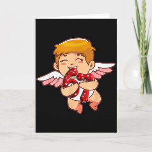 Småbarn 6 7 Meme Sex Sju Cupid Alla Hjärtans Dag Kort