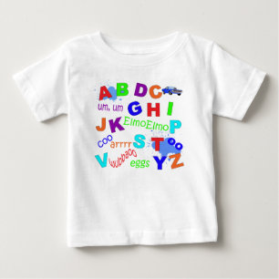 Småbarn Alphabet-boys, version T-shirt