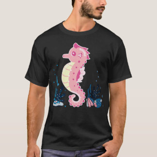 Småbarn Animal Gift Cute Seahorse T Shirt