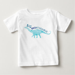 Småbarn Big Brontosaurus Dinosaur Brother T-Shirt