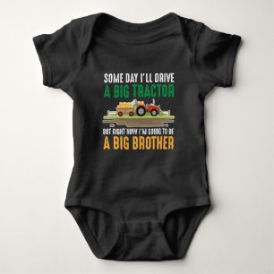 Småbarn Big Brother Graphic Tractor Syskon Son T Shirt