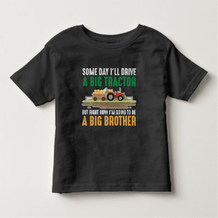Småbarn Big Brother Graphic Tractor Syskon Son T Shirt