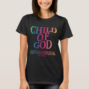 Småbarn Boy Child of God Christian Jesus Son Siste T Shirt
