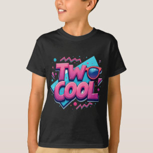 Småbarn Boy Second Birthday Shirt Two Coola Outfit T