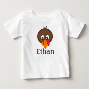 Småbarn Boy-Thanksgiving Turkiet-dagskjorta T-shirt