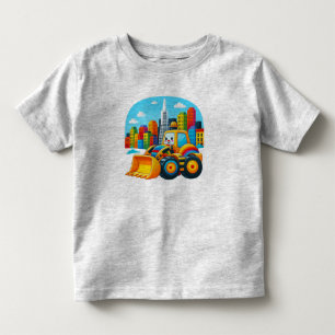 Småbarn bulldozer SF T Shirt