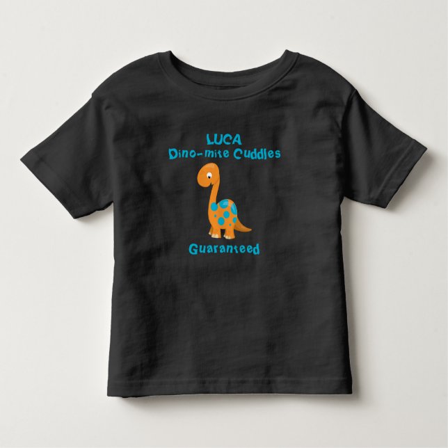 Småbarn Dino-mite Cuddles T-shirt (Framsida)