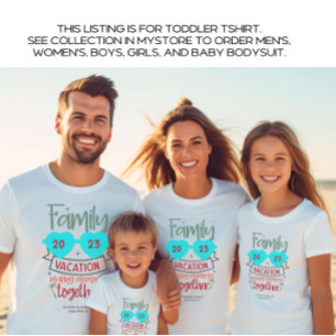 Småbarn Family Vacation Beach-Anpassningsbarna, so T Shirt