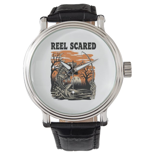 Småbarn Fishing Halloween Armbandsur (Framsida)