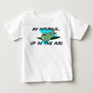 småbarn flygplanets konstruktion t shirt