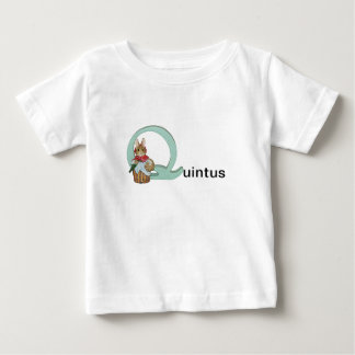 Småbarn för Beatrix potterbrev Q eller känd Tee Shirt