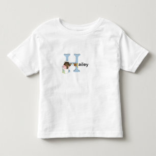 Småbarn för H för Beatrix potterbrev & känd T-shirt