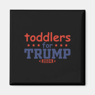 Småbarn för Trump Barn Trump 2025 Rolig Trump Kid Magnet