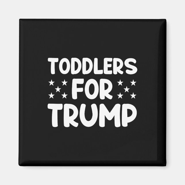 Småbarn För Trump Oss Presidentval Trump 202 Magnet (Framsidan)