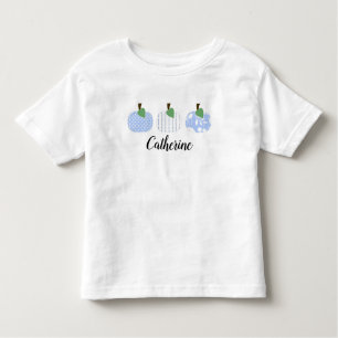 Småbarn Girls Light Blue Pumpkin Trio T-Shirt