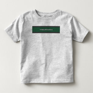 Småbarn Grått/Grönt HAMbyWhiteGlove Bra Jersey T Tee Shirt