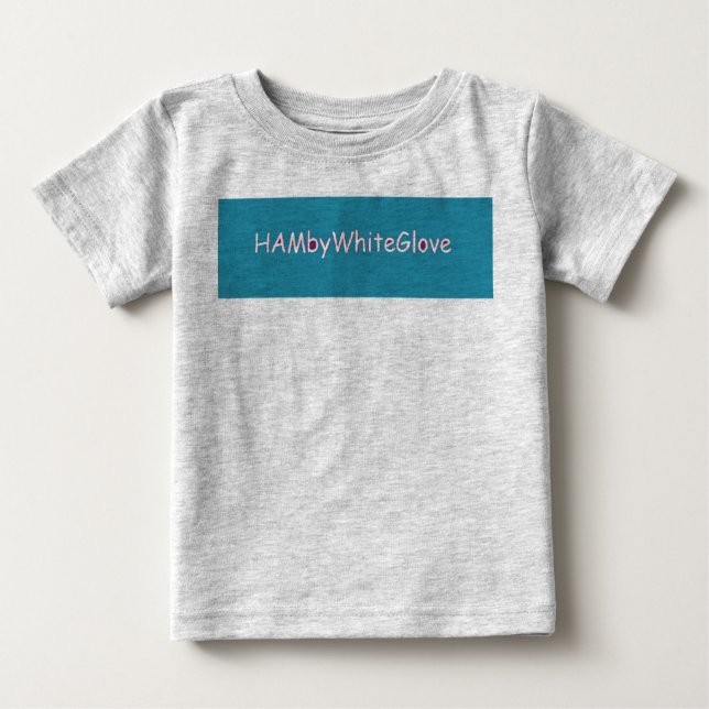 Småbarn HambyWhiteGlove Ull Sweatshirt Tee Shirt (Framsida)