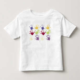 Småbarn Handprint Shirt Tee Shirt