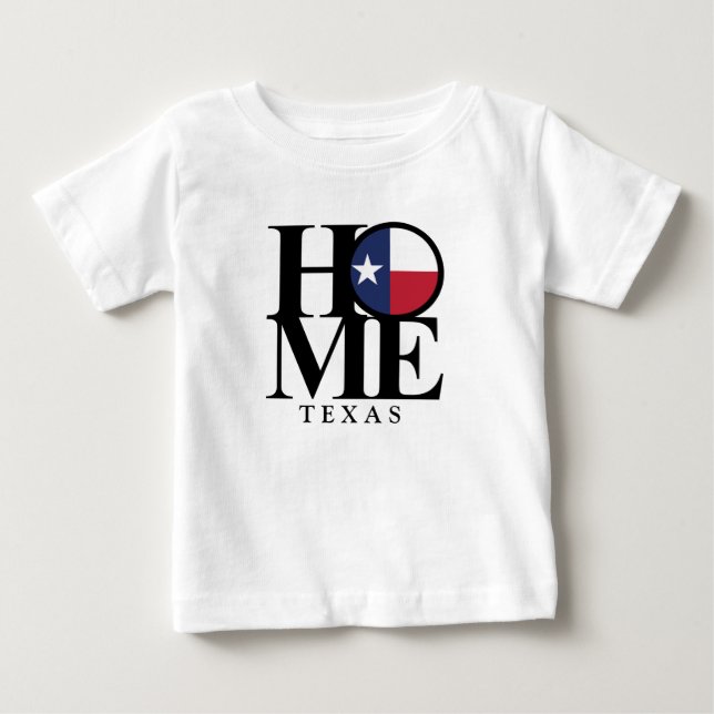 Småbarn HOME Texas Tee Shirt (Framsida)