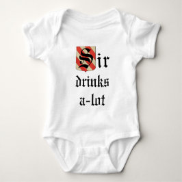 Småbarn Jersey T-Shirt "Herr Drinks-a-lot" Baby Bo