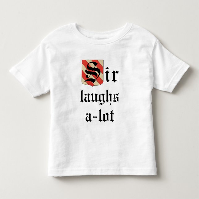 Småbarn Jersey T-Shirt "Herr Laughs-a-lot" (Framsida)